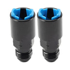 2X SAE Quick-Disconnect EFI Fuel Rail Fitting 6AN Male to 5/16" Female
