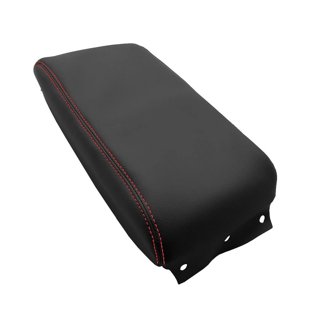 Console Lid Armrest Cover for Subaru Legacy (2015–2019) Red Stitch