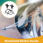 Windshield Washer Nozzle Kit 2X for Kia Picanto (No. 98630YY000)