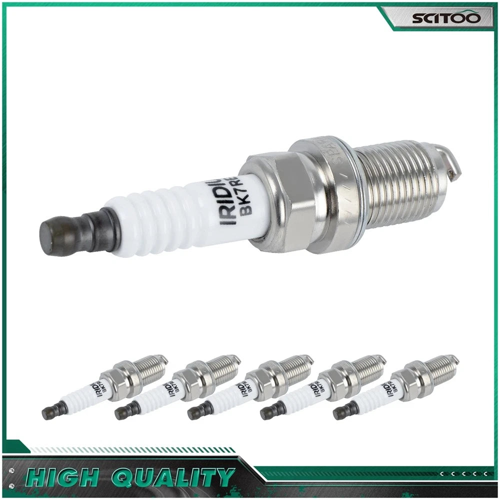 Set of 6 Iridium & Platinum Spark Plugs for Porsche Cayman Boxster (2005–2008)