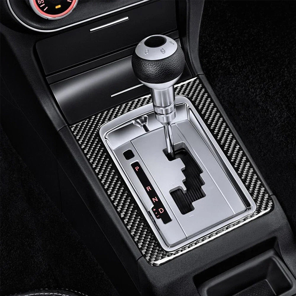 Carbon Fiber Manual Gearbox Cover Trim for Mitsubishi Lancer (2010-2015)