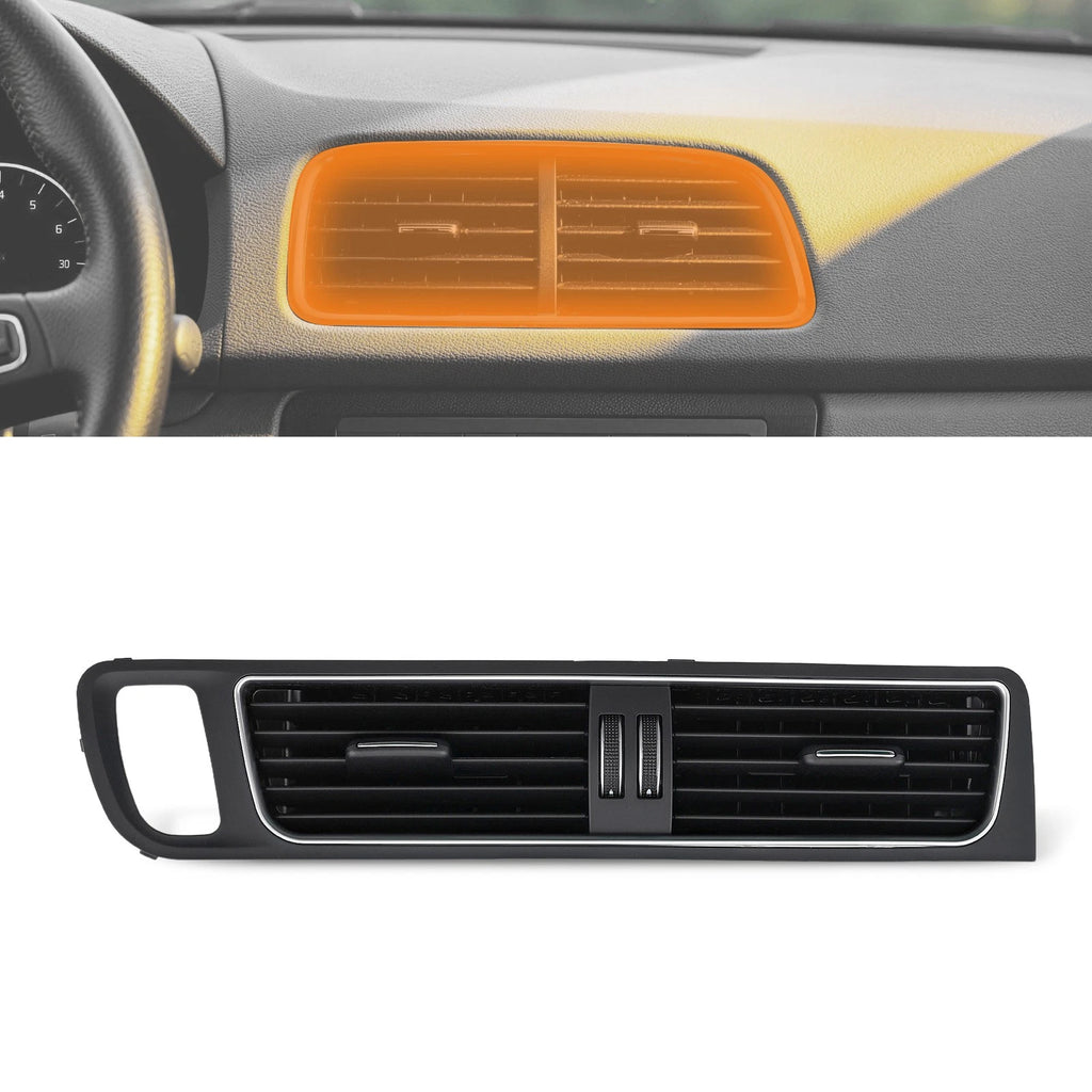 Black Dashboard Center Air Vent for Audi Q5 (2009–2017) 8R1820951GWVF-PT
