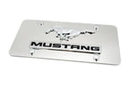 License Plate Frame Premium Running Pony for Ford Mustang (2015–2024)