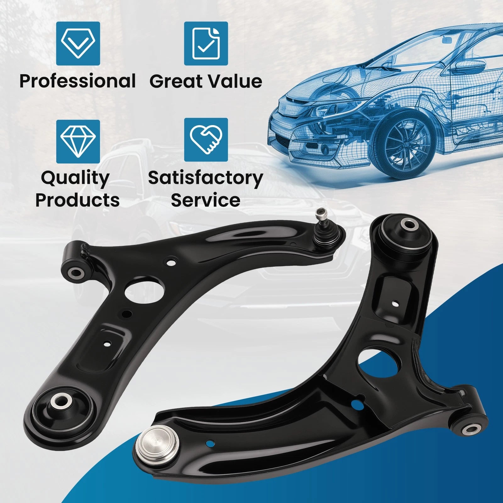 Front Lower Control Arm Ball Joint for Kia Forte Koup Forte5 (2014–2018)