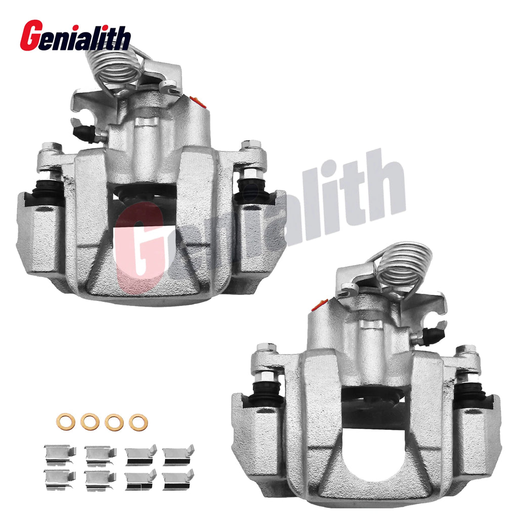 2X Rear Brake Calipers w/Bracket for Ford Explorer (2011–2019)/Lincoln MKT (2010–2014)
