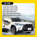 Set of 4 Gloss Black Door Handle Covers for Toyota Camry Corolla Avalon (2018–2024)