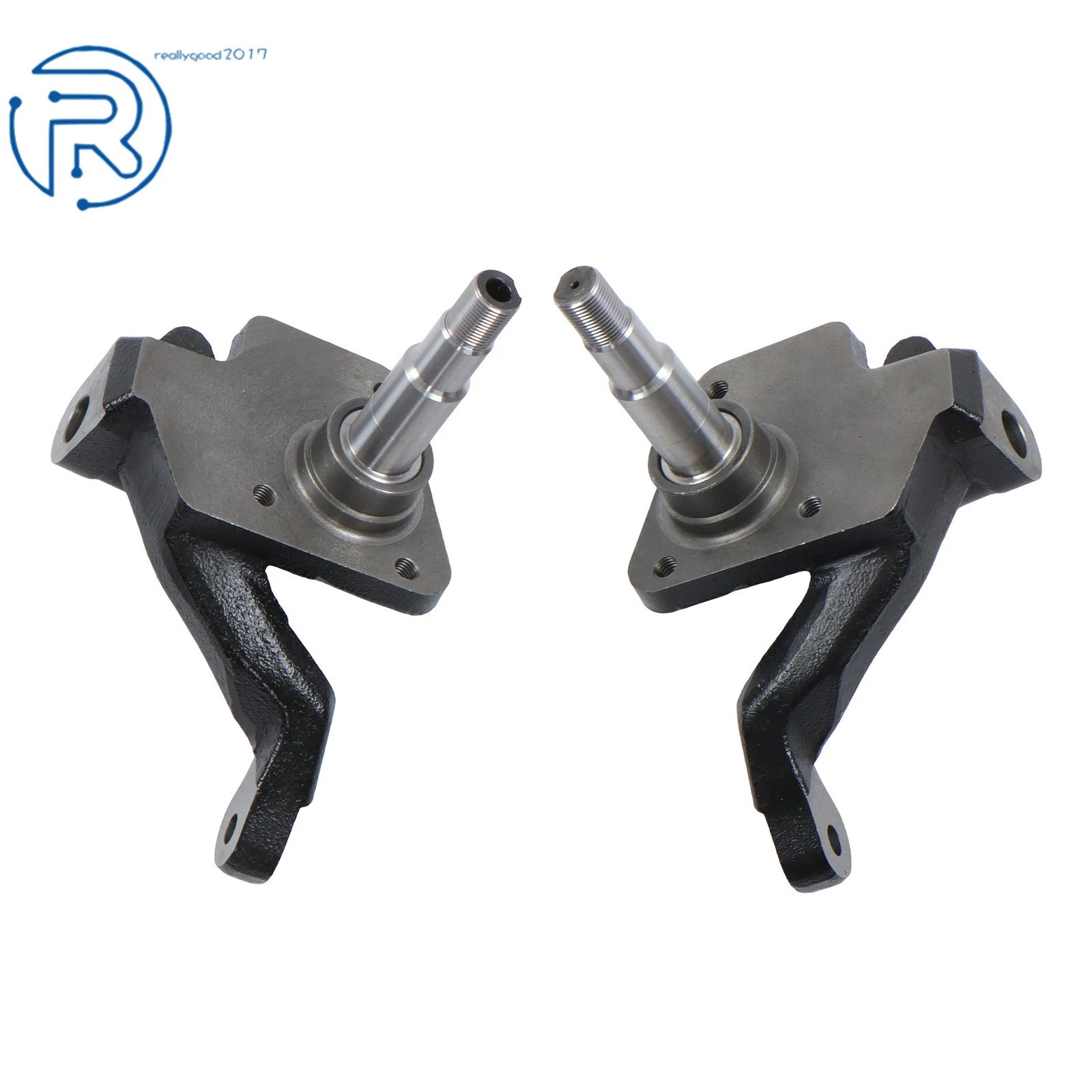 2X 2.5" Drop Spindles for VW Beetle (1950–1965) - Link Pin, Drum Brake