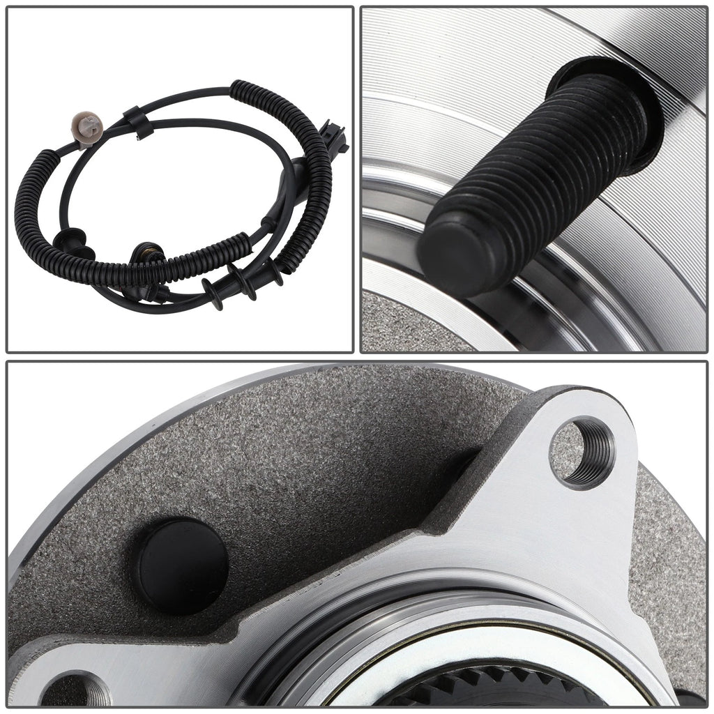 Wheel Bearing & Hub for Ford F-150 Lobo Mark LT (2004–2008) 4WD 6-Lug