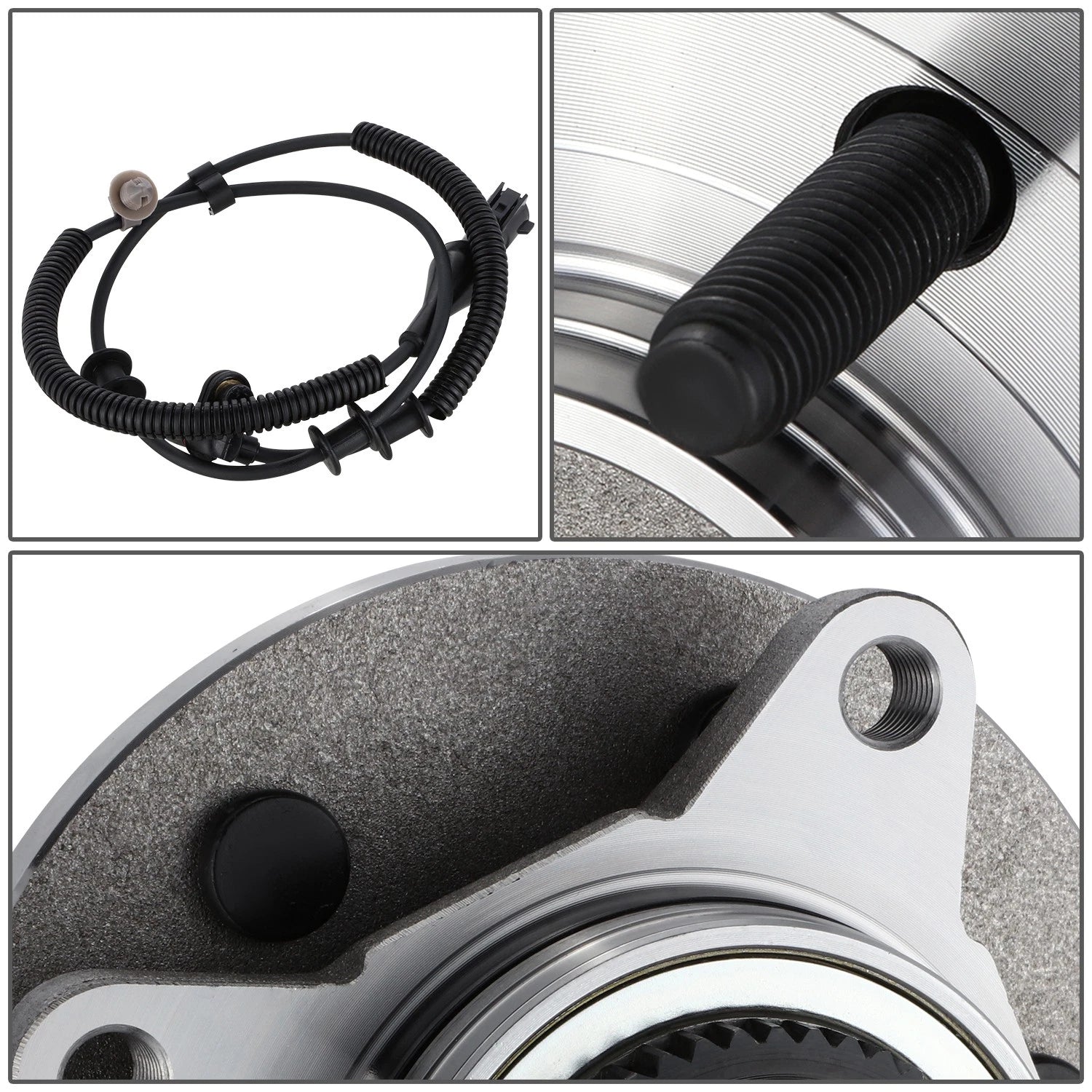 Wheel Bearing & Hub for Ford F-150 Lobo Mark LT (2004–2008) 4WD 6-Lug