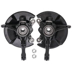 Pair Front Steering Knuckle & Wheel Hub Bearing for Honda Civic DX (1996–2000)