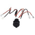 Dual USB Charger for ATV Motorcycle 12V (Fast Power Outlet with LED)