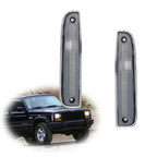 2X Clear Lens Front Side Marker Light Housing for Jeep Cherokee (1997–2001)