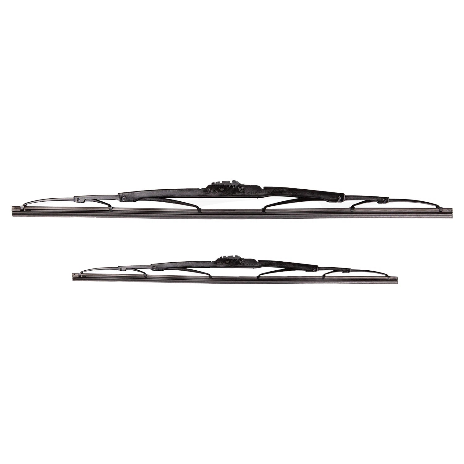 2X Valeo Traditional Titanium Front Windshield Wiper Blades for