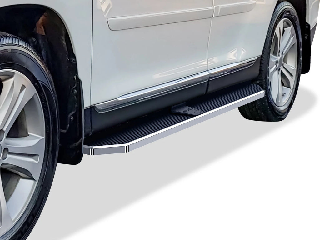 Set of 2 Polished 6" Side Steps for Toyota Highlander (2008–2013)