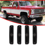 Set of 4 Smoked Front & Rear Side Marker Lamp Covers for Chevrolet GMC Truck