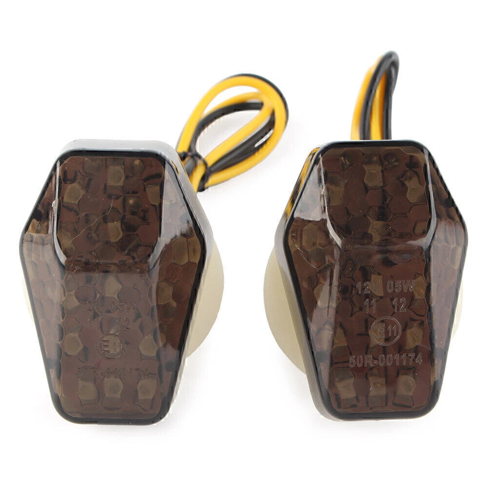 2X LED Turn Signal Indicator Lights for Suzuki GSXR600 GSXR750 GSXR1000 (E-marked)