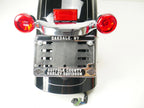Rear Fender with Lights for Harley Touring Street Glide (2009–2023) Black Pin Stripe