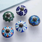 Drawer Ceramic Knob Pull Handle for Kitchen Cupboard Dresser (2 Pcs)