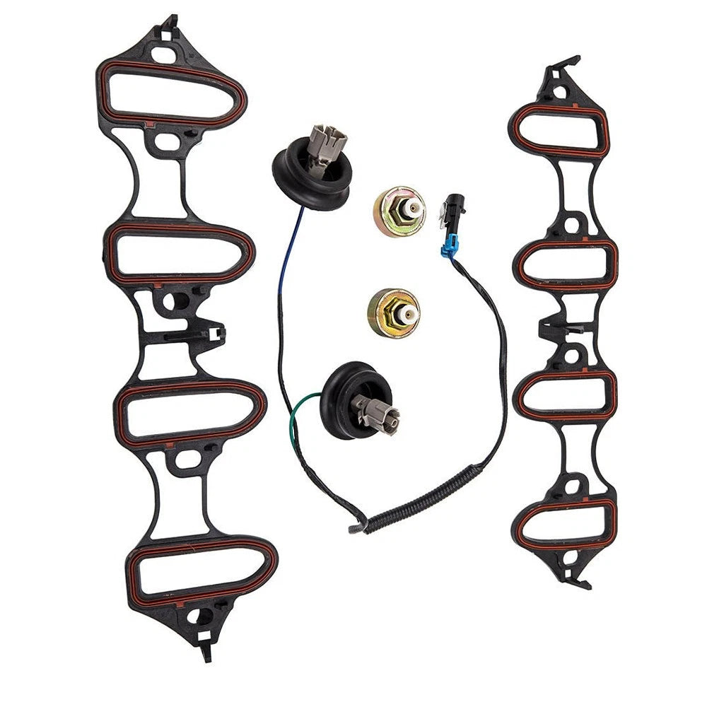 Knock Sensor Harness & Intake Manifold Gasket Kit for GM 4.8L 5.3L 6.0L (2000–2023)