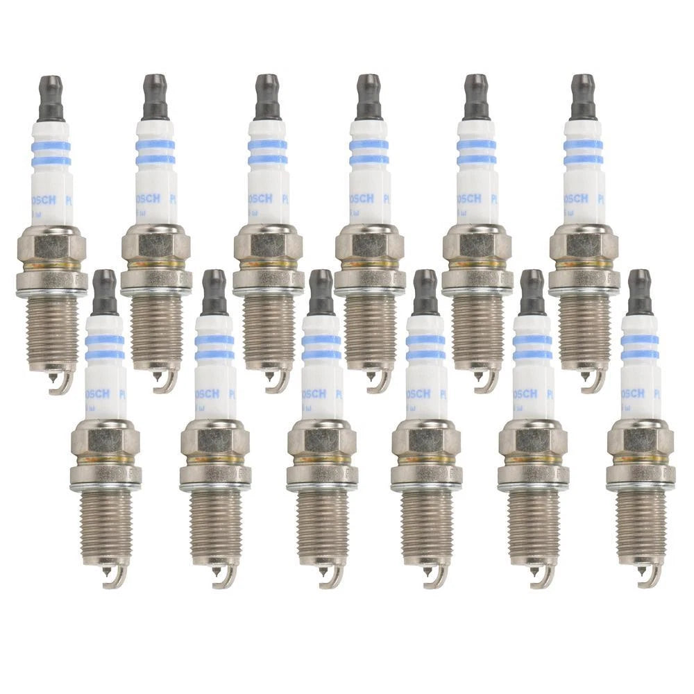 Set of 12 Spark Plugs 6702 Bosch Platinum for Hyundai Accent Azera Kia Optima (2000–2023)