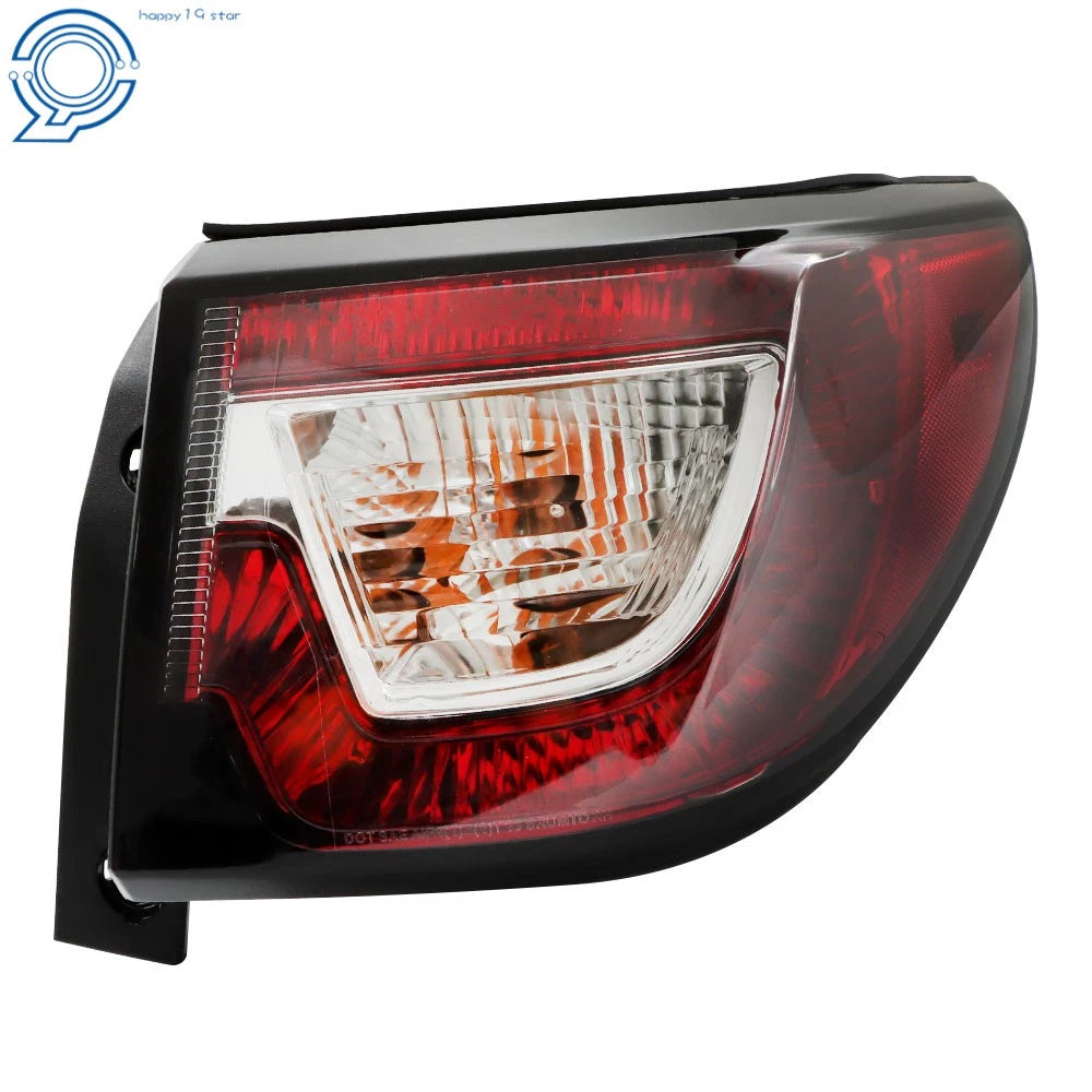 Right Tail Light Assembly for Chevrolet Traverse (2013–2017) w/Bulbs Clear Halogen