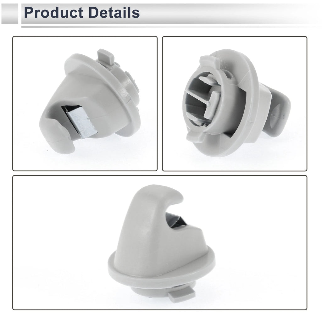 Sun Visor Holder Clip for Volkswagen GTI Jetta Tiguan (2015–2021) No. 5G0857561B Gray