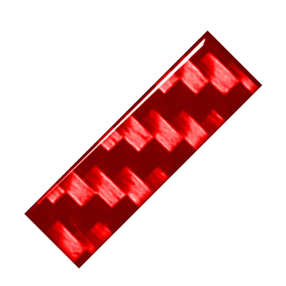 Carbon Red Door Wall Window Badge Emblem Decals for