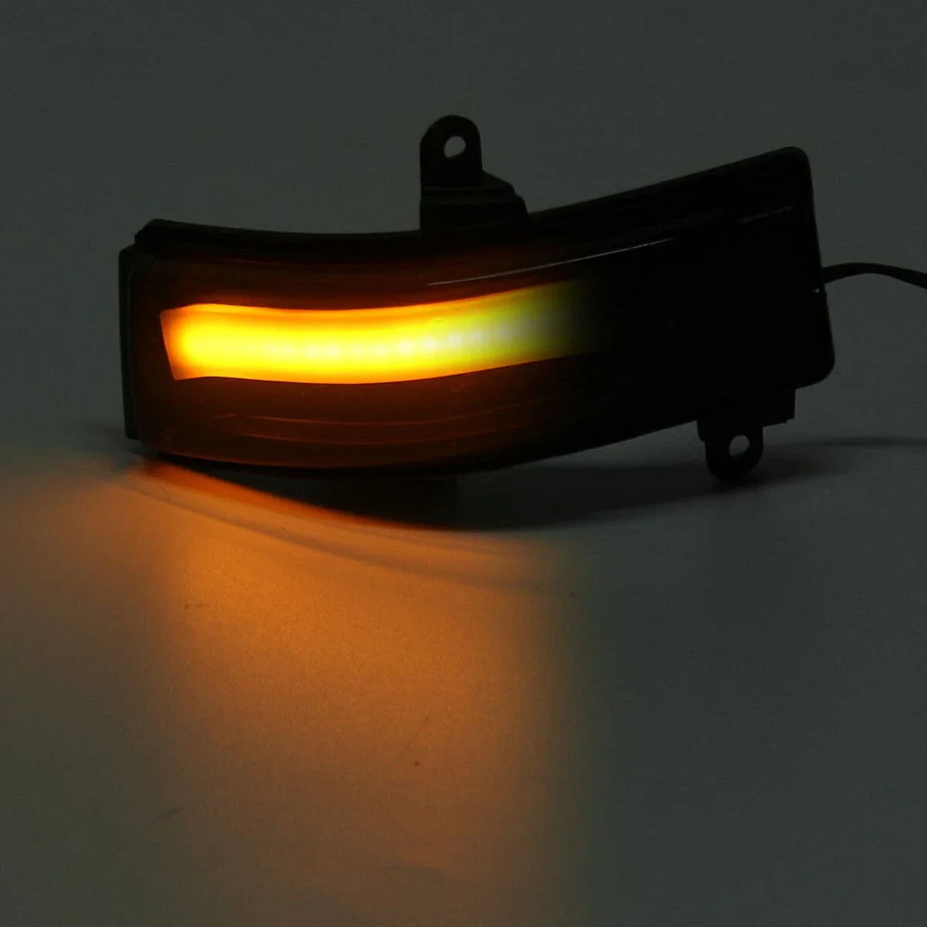 Smoked Switchback Sequential Flash Side Mirror Turn Signal Lights for Subaru