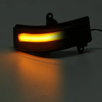 Smoked Switchback Sequential Flash Side Mirror Turn Signal Lights for Subaru