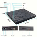 USB 3.0 External CD DVD Writer Burner Reader for Windows 7-11