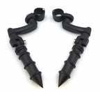 1" Black FootPeg Mounting Kit for Honda GoldWing VTX1300 Shadow Valkyrie