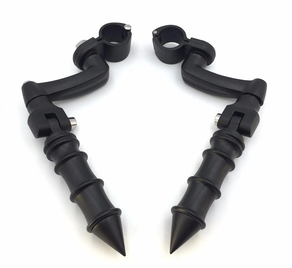 1" Black FootPeg Mounting Kit for Honda GoldWing VTX1300 Shadow Valkyrie
