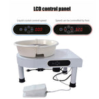 350W pottery wheel with LED display for ceramic forming