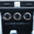 3X AC Air Conditioner Switch Knob Cover for Honda Vezel (2022–2023) Black