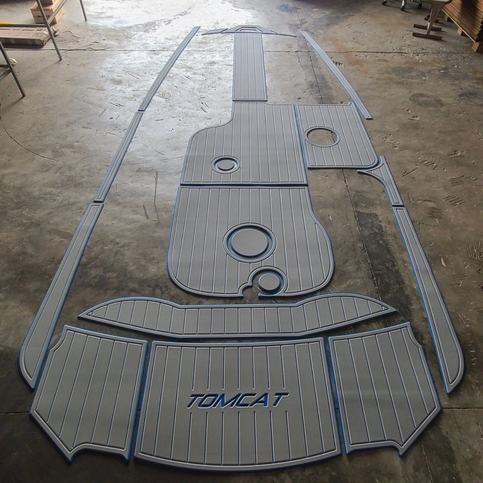 EVA Teak Floor Mat for MB Sports F24 Tomcat (2016–2017)