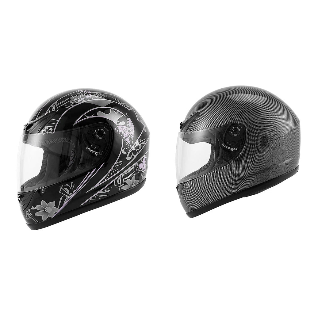Full Face Motorcycle Helmet for DOT Approved Models (S, M, L, XL)