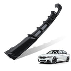 Rear Bumper Diffuser Lip for BMW F30 F31 320i 328i M Sport (2012–2018) Gloss Black