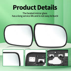 Pair Heated Mirror Glass for Lexus RX 300 330 350 400H (2004–2009)