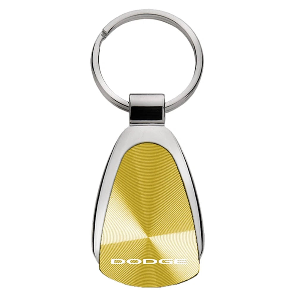 Gold Teardrop Keychain KCGOLD.DOD - Officially Licensed for Dodge