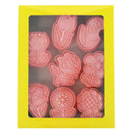 8 Piece Flower Cookie Cutters for Baking (PP)
