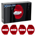 Red Door Lock Cover (4PCS) for Tesla Model 3 Y (2018–2024)