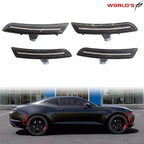 LED Front & Rear Side Bumper Marker Turn Lights for Chevy Camaro (2016–2020)