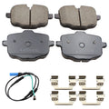 Set of 4 Akebono Euro Ultra Rear Ceramic Brake Pads for BMW G30 G11 F91 Alpina B7