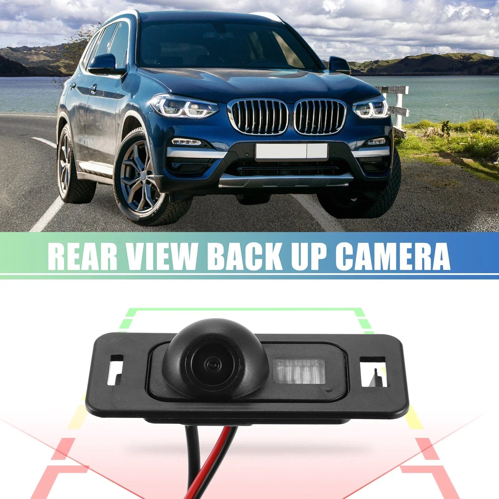 1 Set Rear View Back Up Camera Rear Park Assist for BMW X3 E83