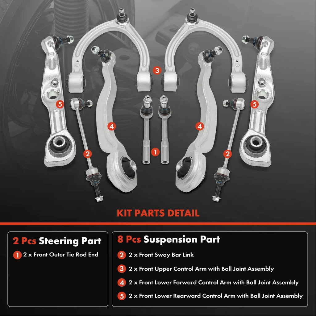 10x Front Control Arm with Ball Joint for Mercedes-Benz