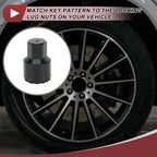Wheel Lock Lug Nut Type A Anti-theft Key Socket for Mercedes Benz GLE450 GLS350 (2016–2021)