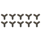 10PCS Corner Guards for Wooden Boxes Antique Bronze with Screws
