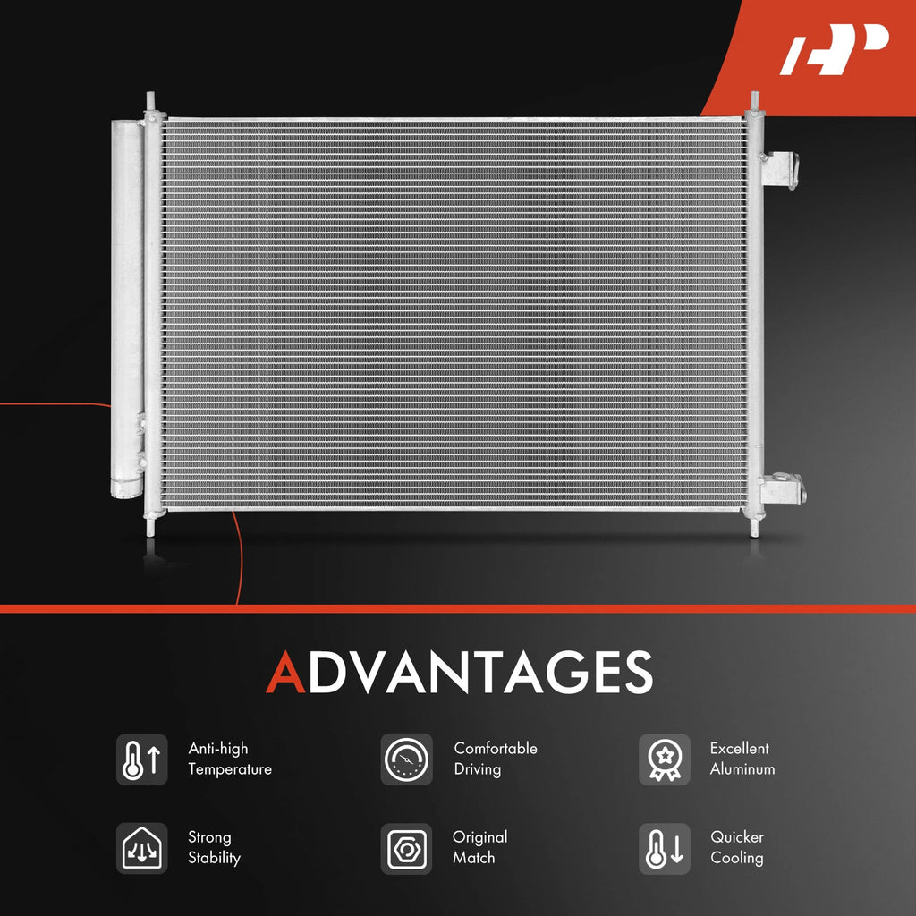 A/C Condenser with Bracket & Drier for Chevrolet City Express (2015-2018)