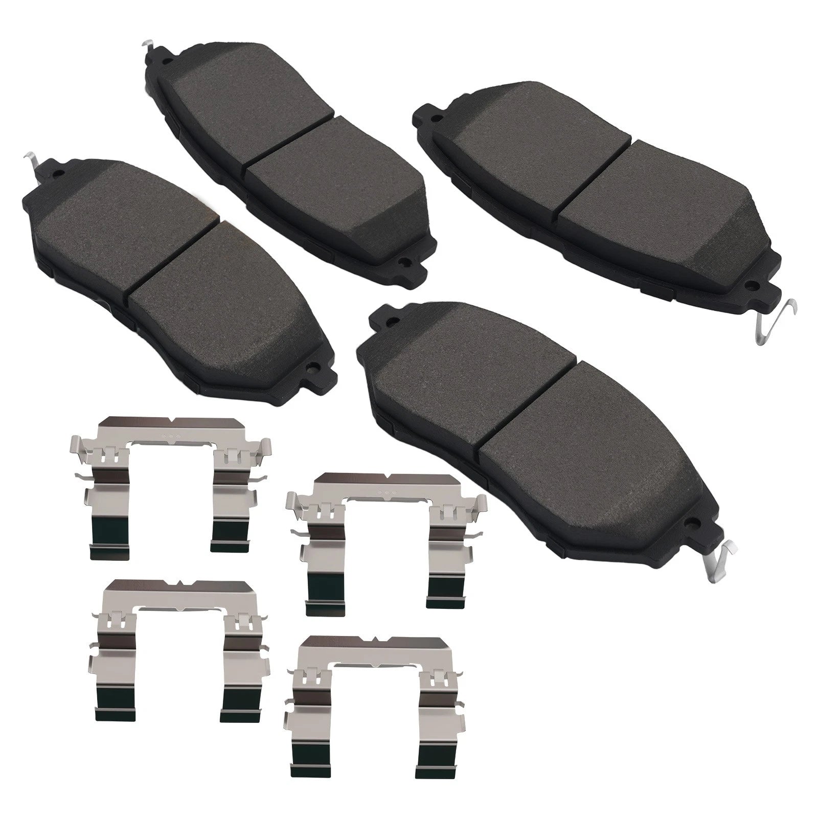Set of 4 Front Brake Pads Kit for Subaru Legacy (2005–2019) Forester (2014–2018) D1078