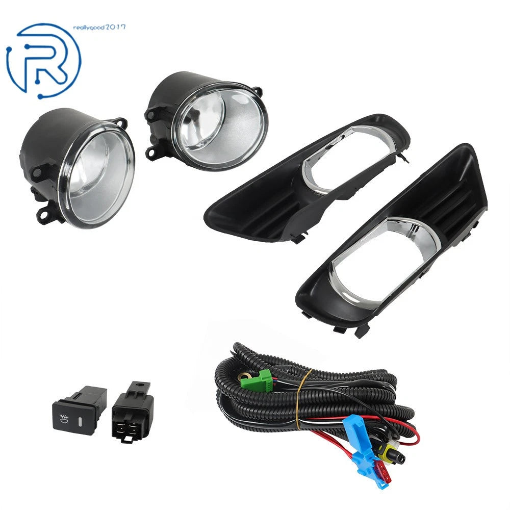 Clear Front Fog Lights Kit for Toyota Camry (2007–2009)